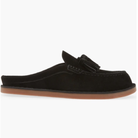 Jeffrey Campbell Tassel Mule Black Soft Suede NEW no box - Picture 5 of 10